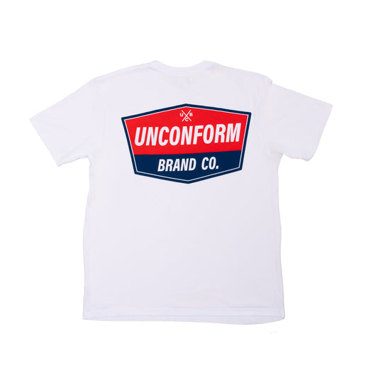 Unconform Traditional Logo White