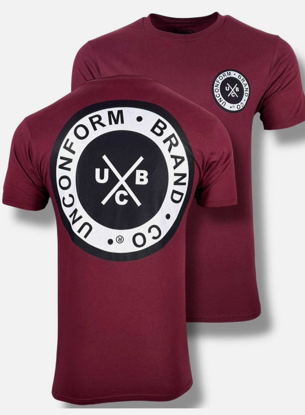 UNCONFORM Men's T-Shirt Basic Packs Burgundy