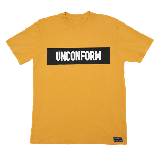 Unconform box logo Mustard