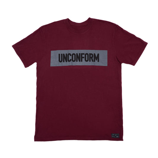 Unconform Box logo Burgandy